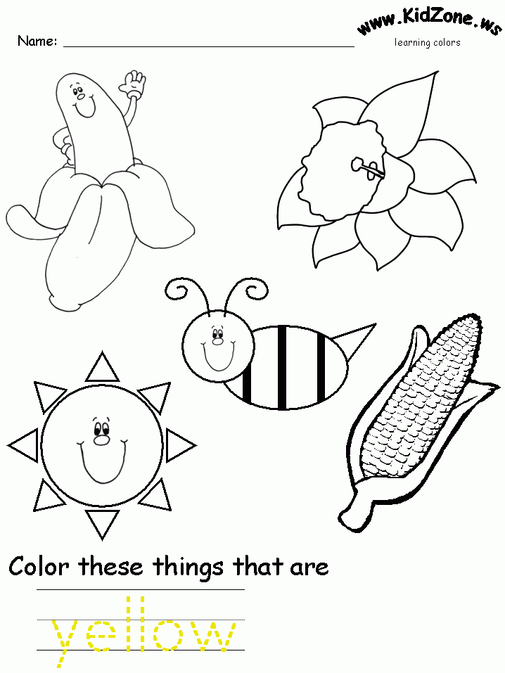 Yellow Coloring Pages Printable Coloring Home Yellow Coloring Pages Printable Coloring Home