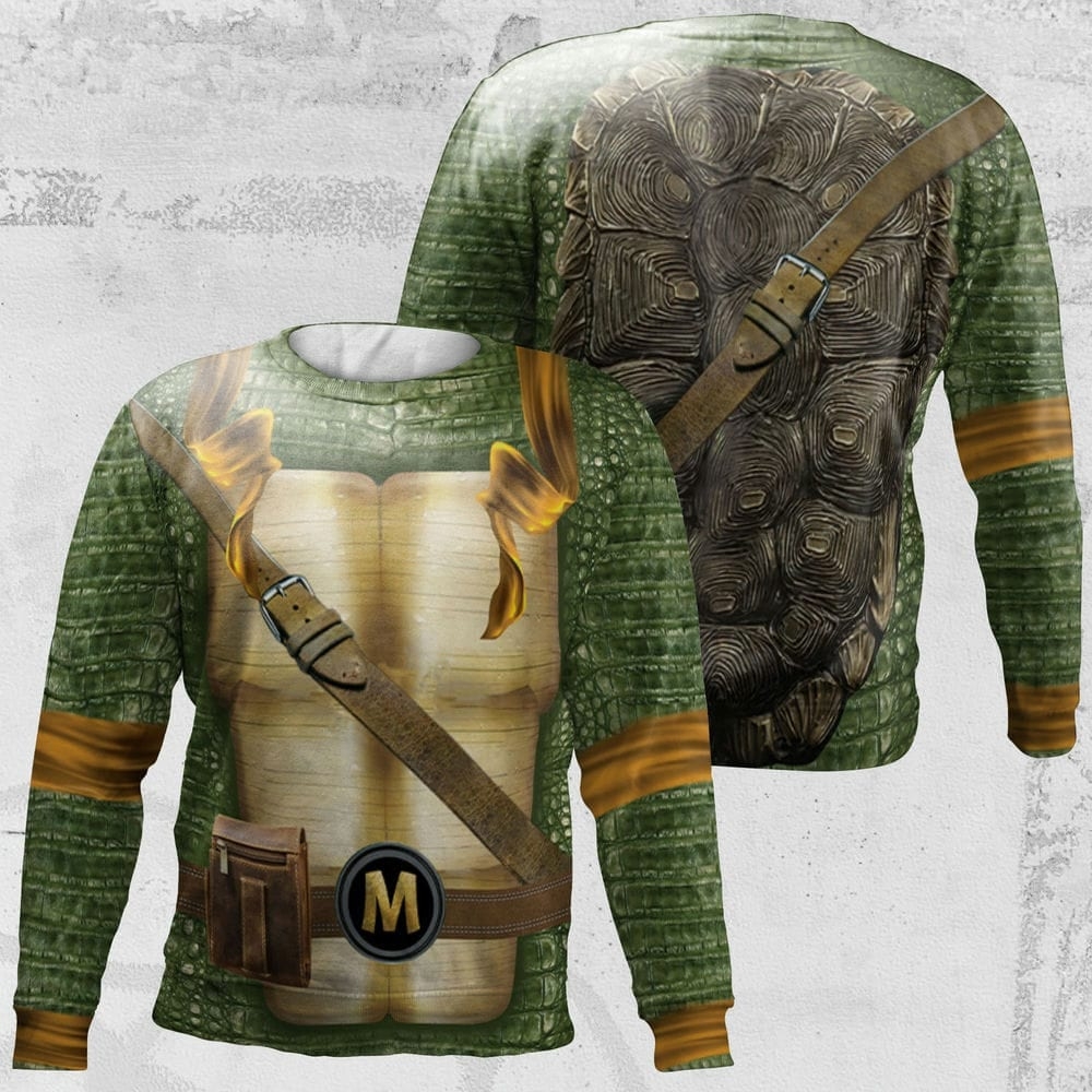 Yellow Ninja Turtle Shirt Turtle Halloween Costume 3D Shirt Sold By Yellow Ninja Turtle Shirt Turtle Halloween Costume 3D Shirt Sold By