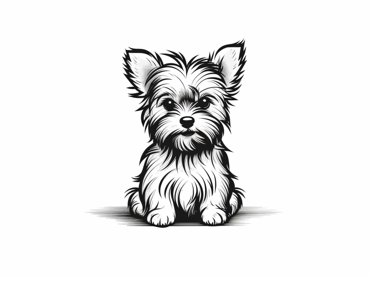 Yorkie Dog Coloring Sheet Coloring Page Yorkie Dog Coloring Sheet Coloring Page