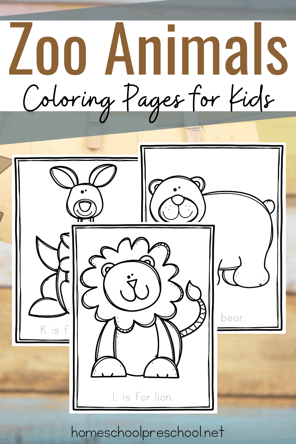 Zoo Animal Printable Templates Zoo Animal Printable Templates