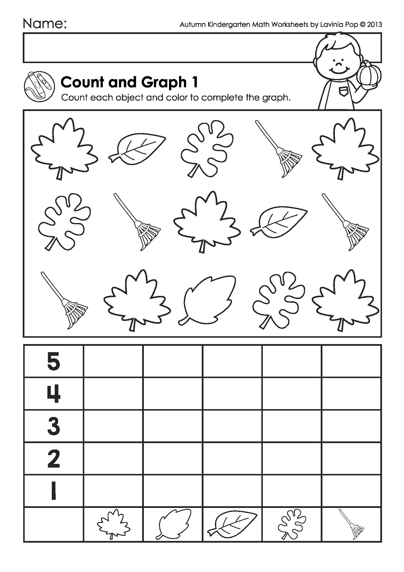 Autumn Fall Kindergarten Math Worksheets And Activities Autumn Fall Kindergarten Math Worksheets And Activities