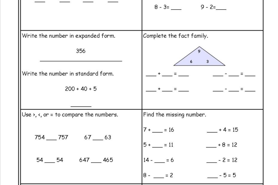 Five Minute Math Review Worksheets From The Teacher s Guide