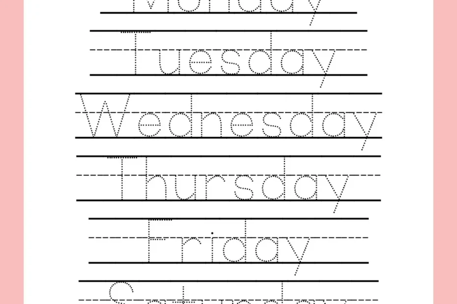Free Custom Printable Handwriting Worksheet Templates Canva