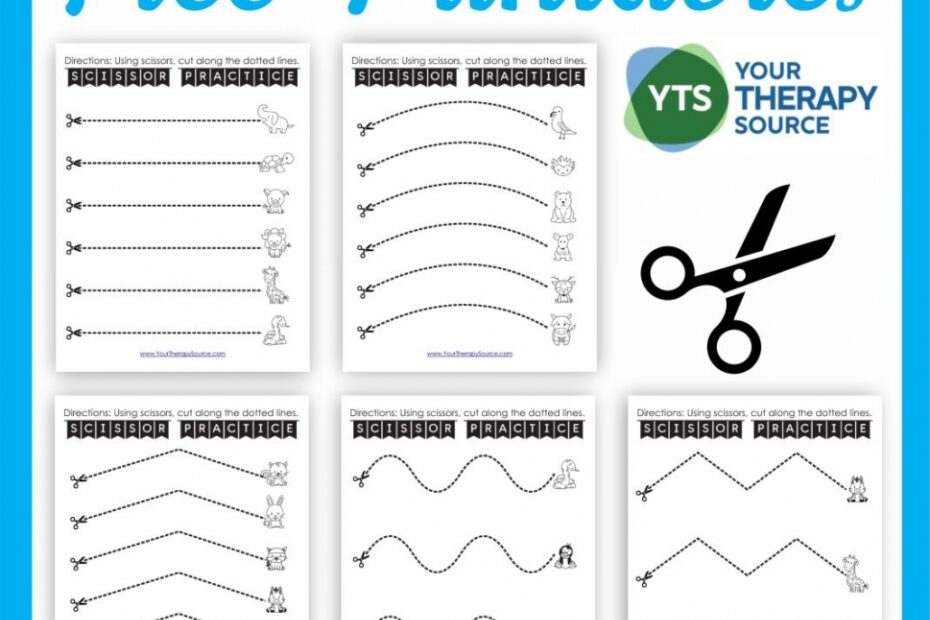 Free Cutting Worksheets For Fine Motor Skills Your Therapy Source