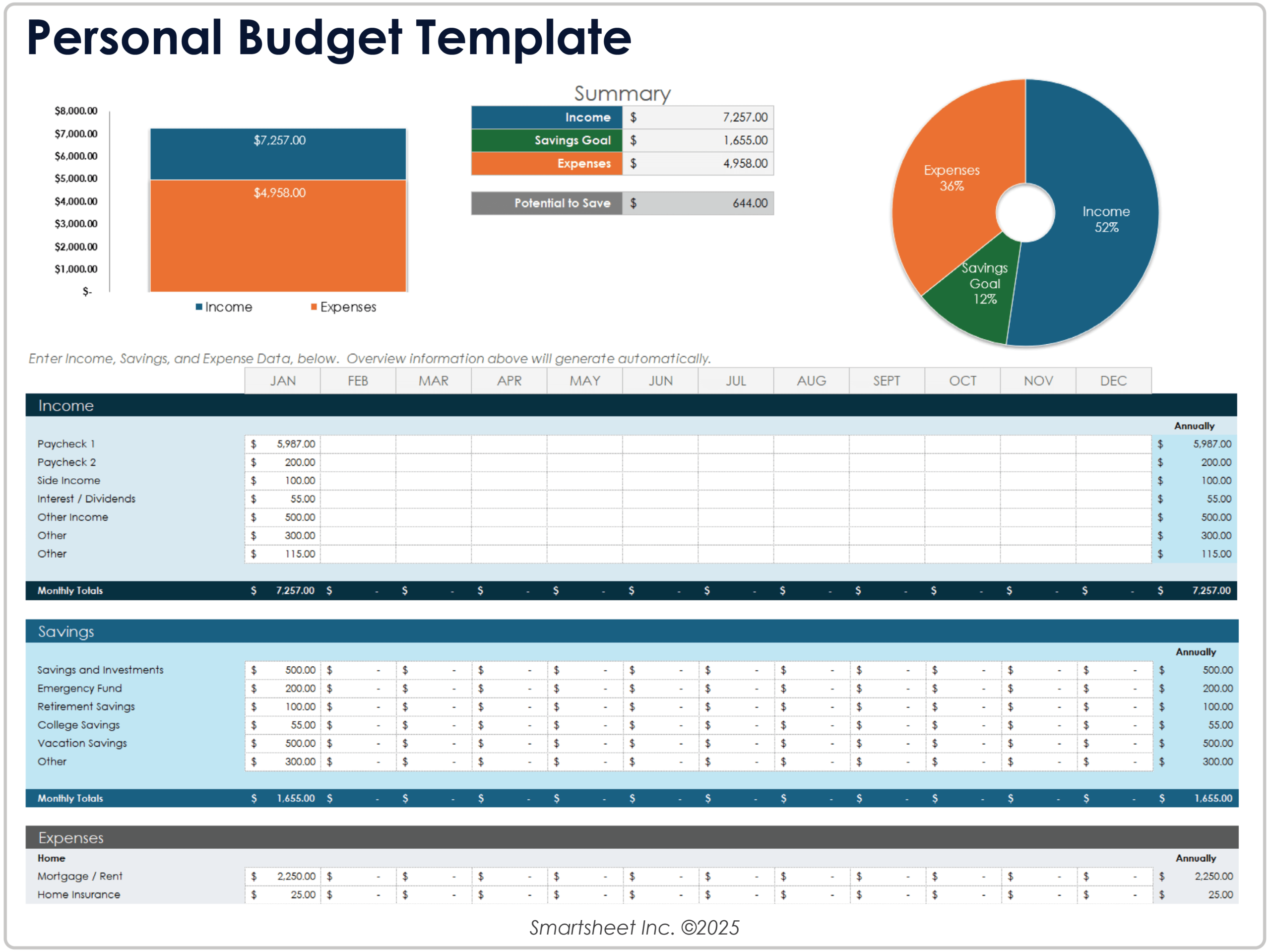 Free Excel Budget Templates Free Excel Budget Templates