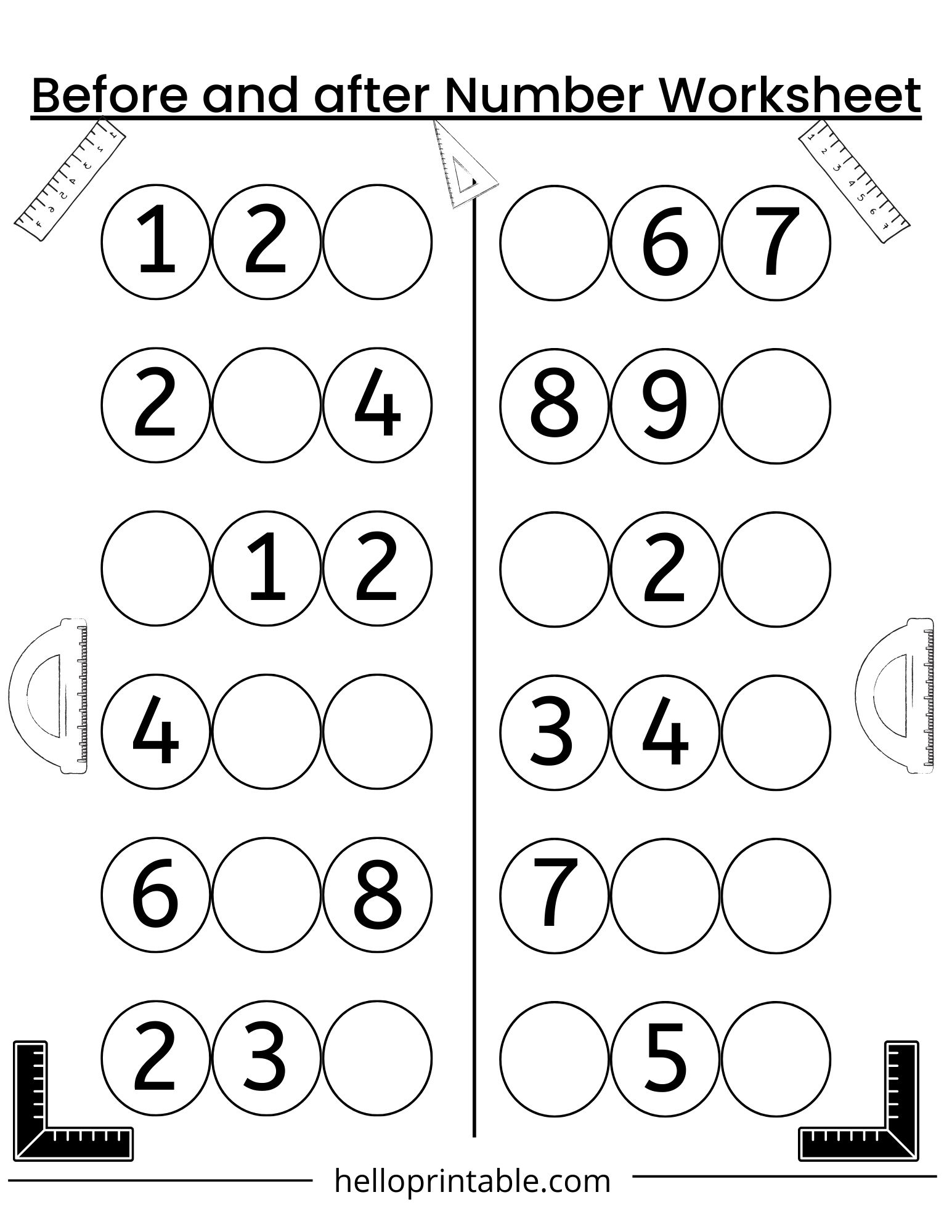 math skills worksheets