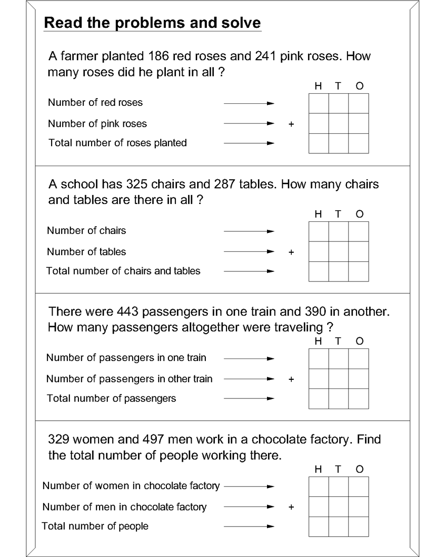 story problem math worksheets story problem math worksheets